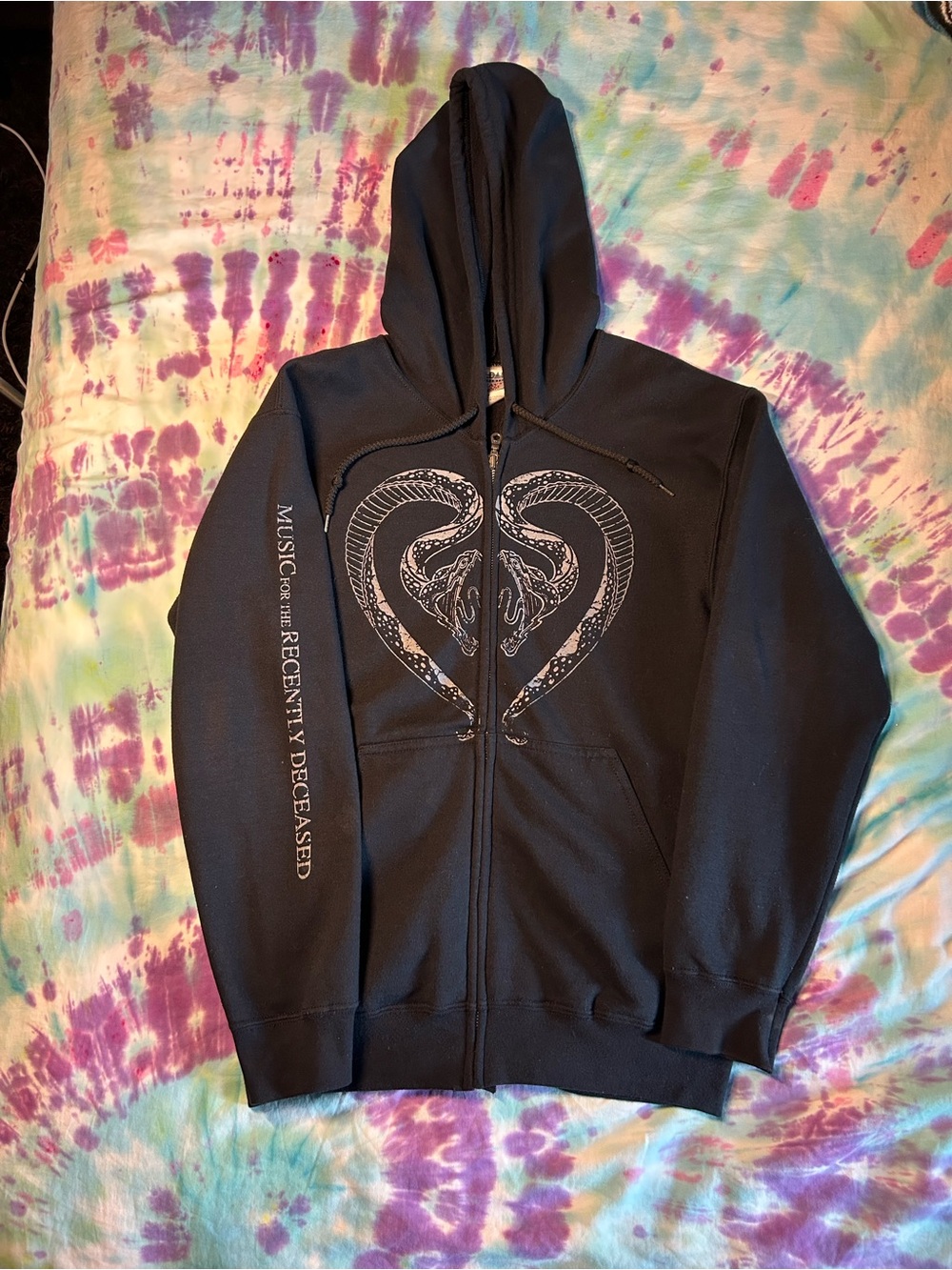 I Killed the Prom Queen Music For the Recently Deceased Zip up hoodie, Men’s S
